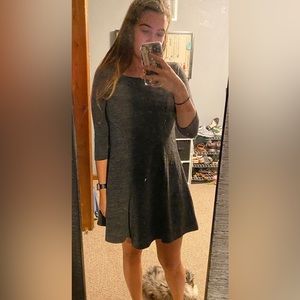 Everly Grey 3/4 sleeve dress